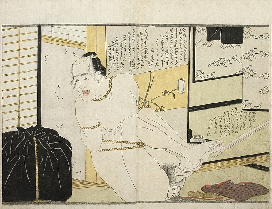 hokusai - utamaro - rape - torture - shunga - conjugal eddies