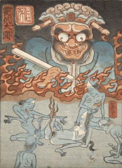 sex god - kuniyoshi - shunga