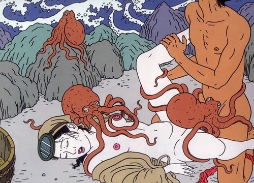 toshio saeki - octopuses - ama diver - fellatio