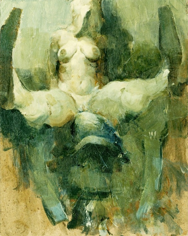 ashley wood painting entitled 'Nude' 