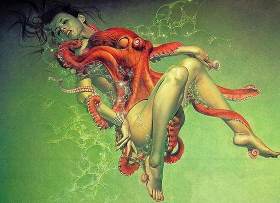 octopus by Hajime Sorayama