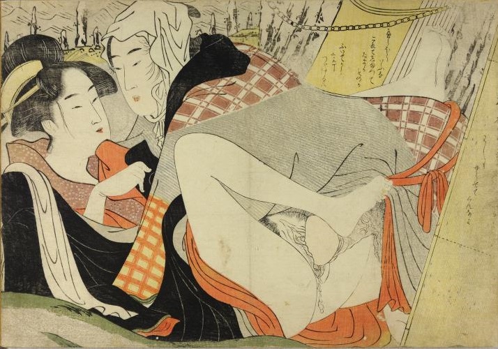 chokyosai eiri - fumi no kiyogaki - outside sex