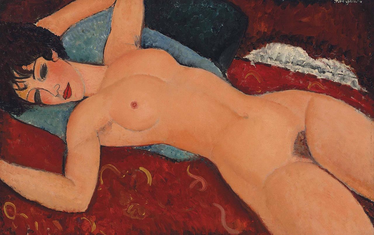 'Nu couché (19..) by Modigliani