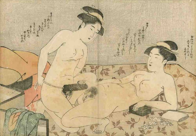 subversive art with lesbian encounter by Shuncho