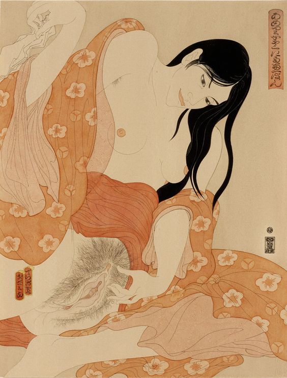 masturbating woman - Masami teraoka