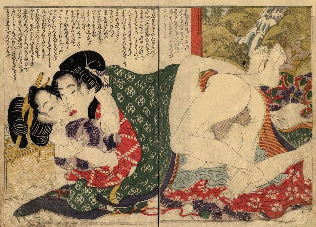 Japanese shunga art