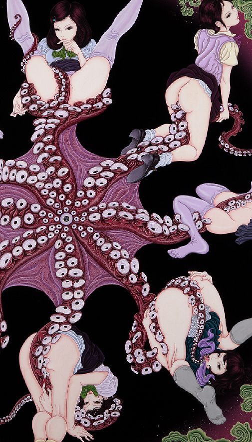 Octopus mandala - Eight Maidens by Yuji Moriguchi