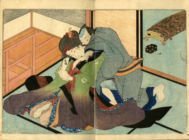 Utagawa Kunisada: Reluctant geisha