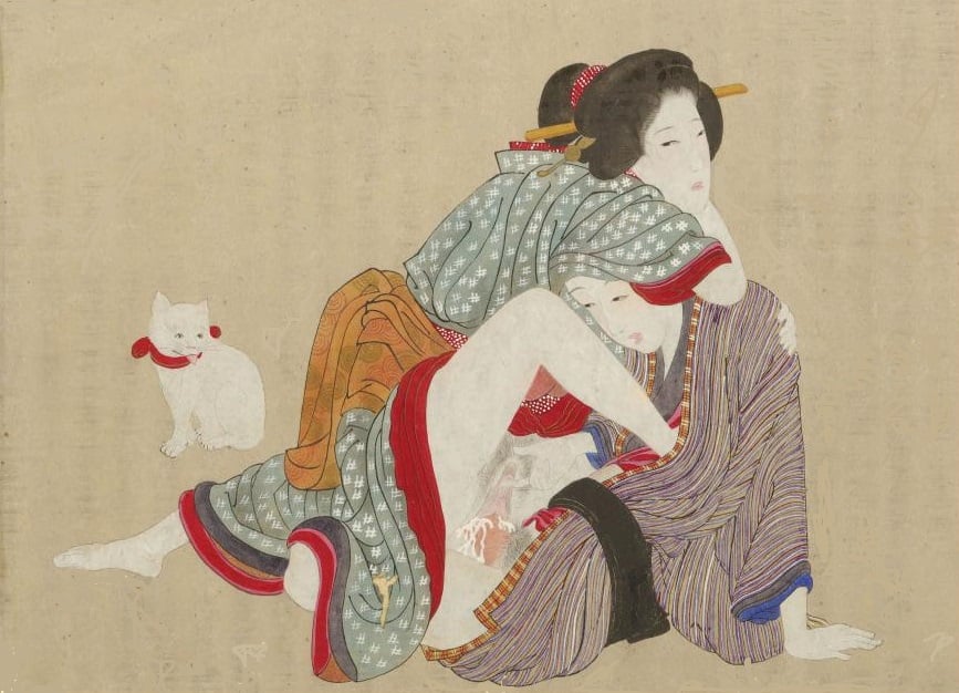 hokusai shunga prints