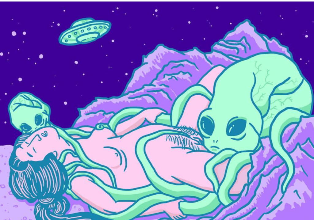 crossbreeding - s.f. porn -alien octopus with ama diver